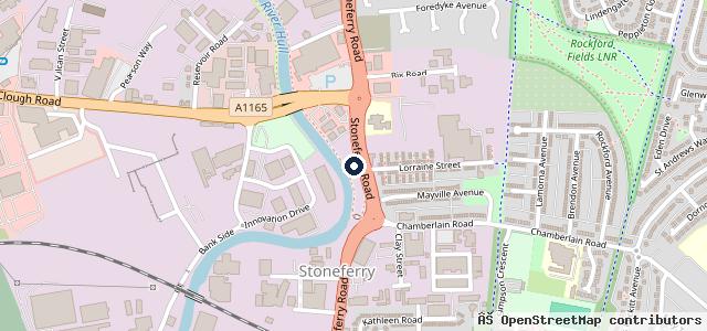Map showing the location of Formula One Autocentres - Hull