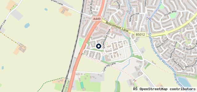 Map showing the location of Frampton Engineering