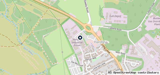 Map showing the location of G P Garage Ltd