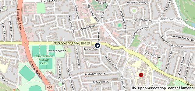 Map showing the location of Low Lane Motor