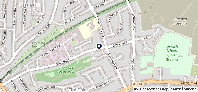 Map showing the location of Crescent Motor Engineers