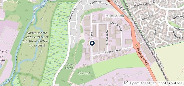 Map showing the location of Geoff Hands Automotive Engineering Ltd