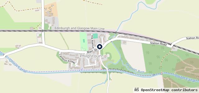 Map showing the location of George McPhie & Son