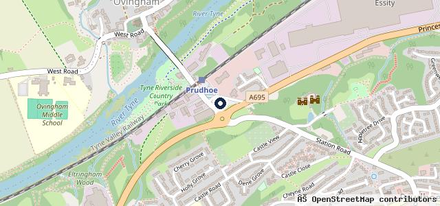 Map showing the location of Glendinning Bros