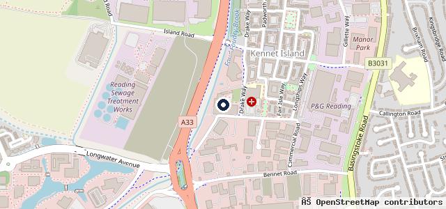 Map showing the location of Group 1 Reading BMW