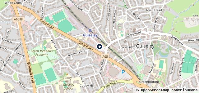 Map showing the location of Guiseley Autopoint Ltd