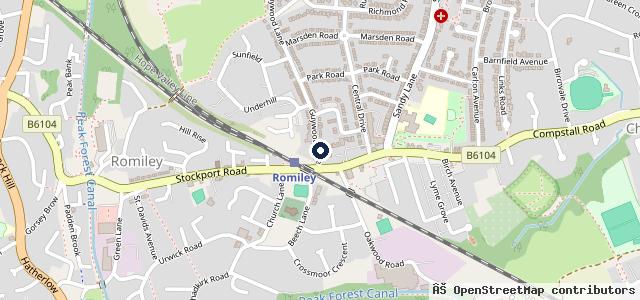 Map showing the location of Guywood Motor Company Ltd