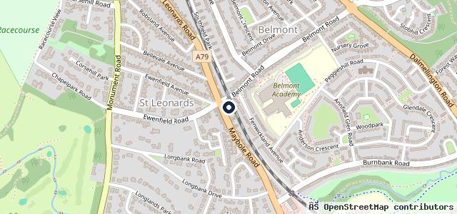 Map showing the location of Halfords Autocentre