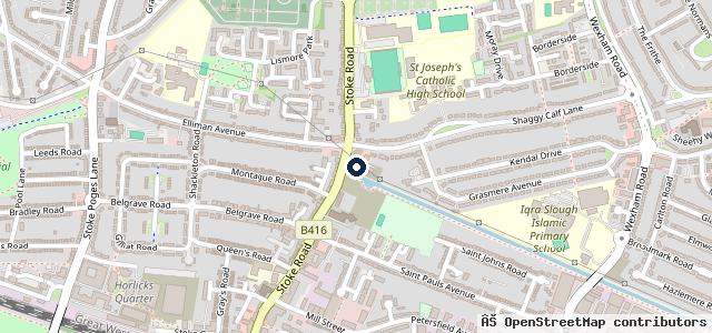 Map showing the location of AA MOT & Service Centre