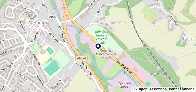 Map showing the location of J & T Autobody Care Centre