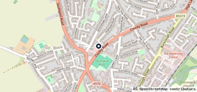 Map showing the location of Chorley Group | Ormskirk