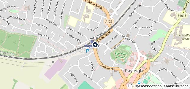 Map showing the location of Station Garage Rayleigh ltd | Rayleigh