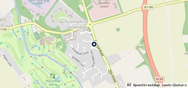 Map showing the location of Krazy Horse Empire House