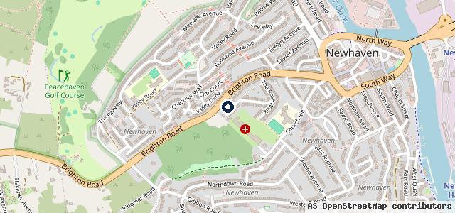 Map showing the location of Kwik Fit - Newhaven
