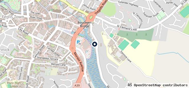 Map showing the location of The Cornwall Ambassador | Bodmin