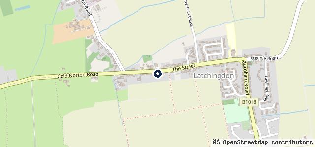 Map showing the location of 11 The St