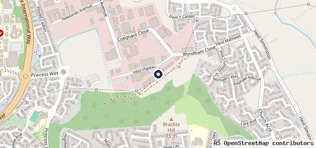 Map showing the location of Peak MOT & Service Centre Ltd