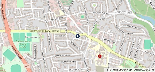 Map showing the location of Low Lane Motor