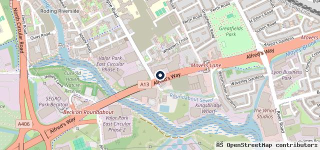 Map showing the location of M 1 24 7 Ltd