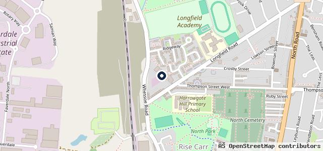 Map showing the location of Maz & Sons M O T & Auto Repairs