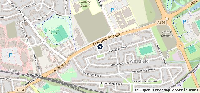 Map showing the location of Halfords McConechys Falkirk Autocentre