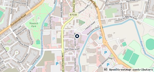 Map showing the location of McMinn Motors Ltd