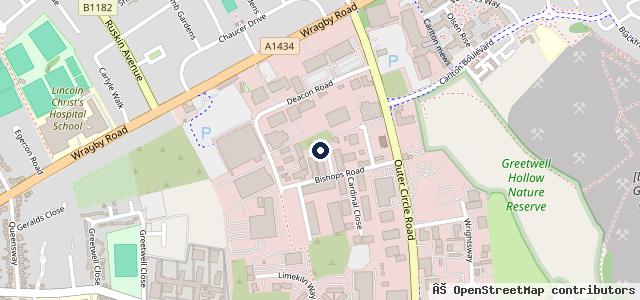Map showing the location of Lincolnshire automotive solutions