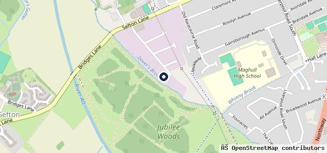 Map showing the location of Meadows Motor Repairs