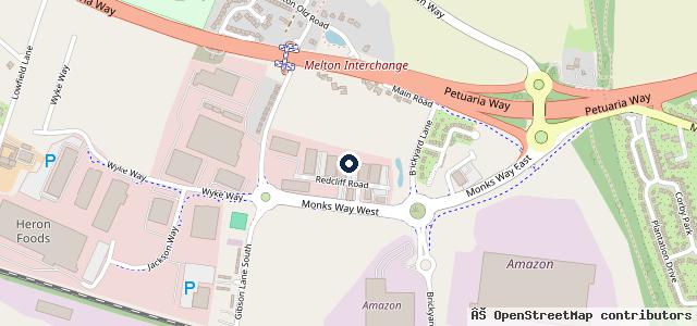 Map showing the location of Melton mot centre | Melton Mowbray