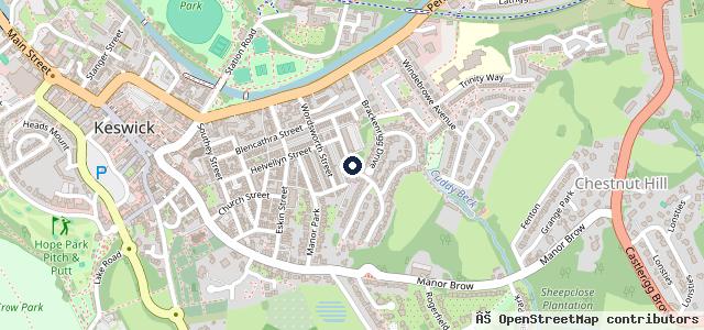 Map showing the location of Millbank Garage