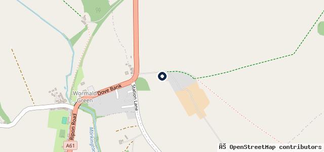 Map showing the location of Monkton Motors | Nun Monkton