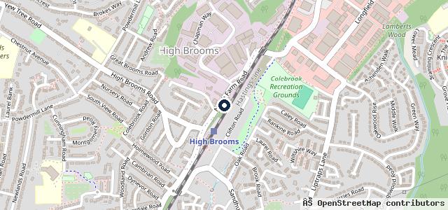 Map showing the location of Tunbridge Wells MOT Limited