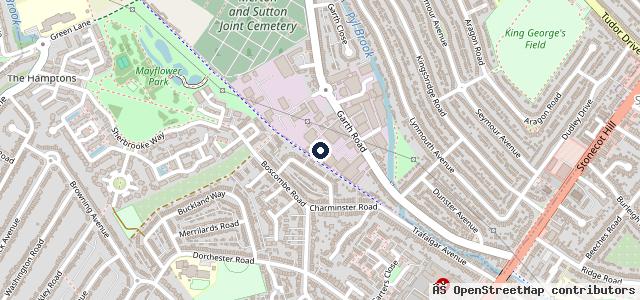 Map showing the location of Total Motor Care UK Ltd