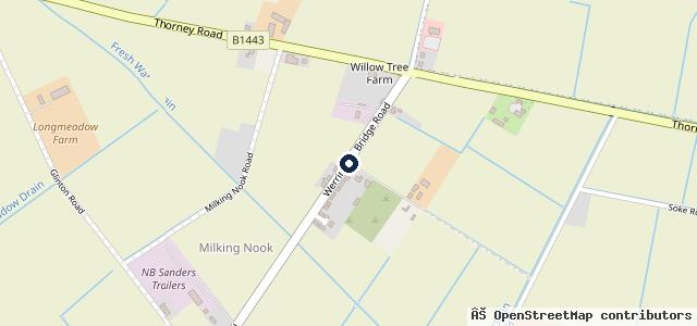 Map showing the location of N B Sanders (Trailers) Ltd