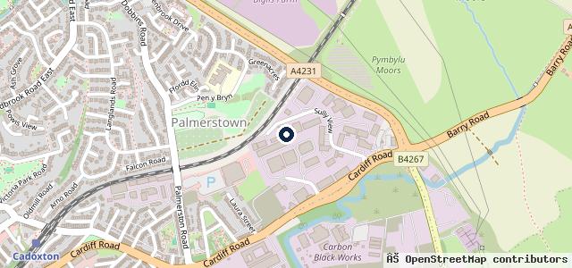 Map showing the location of P W Millar Ltd