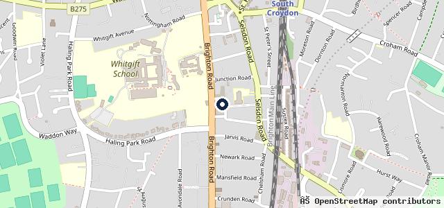 Map showing the location of Pini Auto Centre