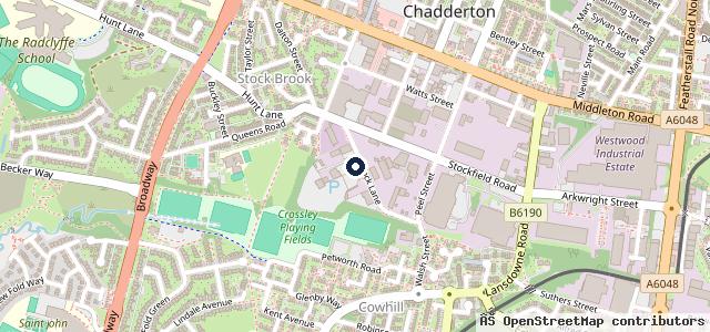 Map showing the location of Prestige Car Repairs