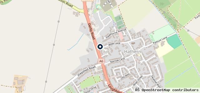 Map showing the location of R M Services