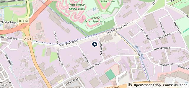 Map showing the location of Riverside Mot & Autocare Centre