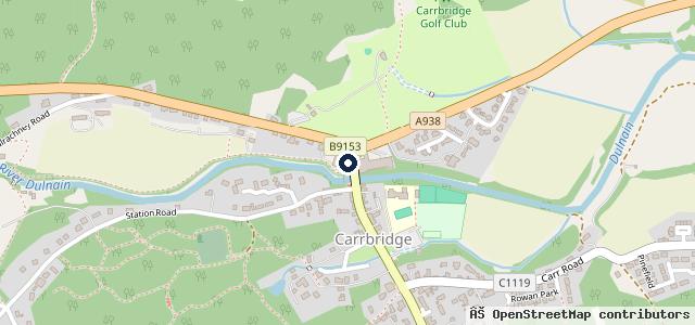 Map showing the location of Old Bridge Garage - Ron M Macdonald
