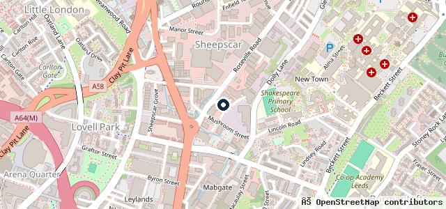 Map showing the location of Royal Autobodies MOT Centre