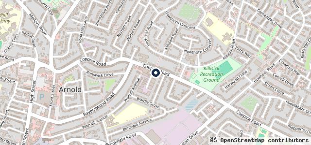 Map showing the location of Rotex Garage