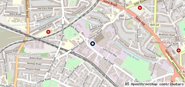 Map showing the location of R P S Garage Services Ltd