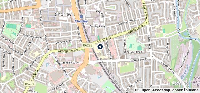 Map showing the location of Sam Bird Motor Bodies Car Body Repair Centre
