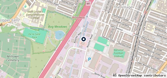 Map showing the location of SERE Motors | Belfast