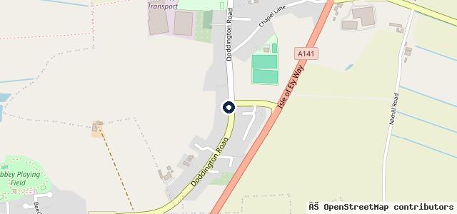 Map showing the location of Sisco Service Station