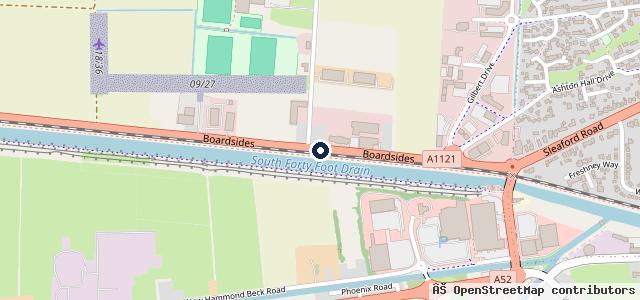 Map showing the location of Marshall Nissan Grantham