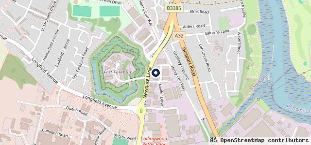Map showing the location of Cars Of Fareham Ltd