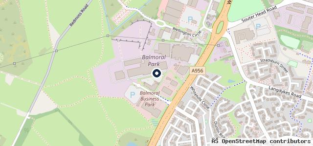 Map showing the location of Specialist Used Cars Aberdeen (John Clark)