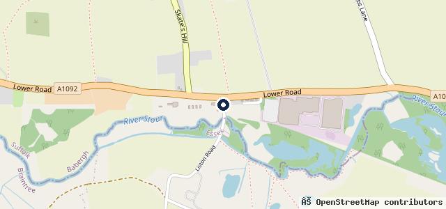 Map showing the location of Station autos